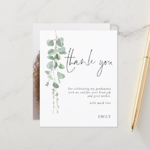 Budget Eucalyptus Foto Afstuderen Dank u