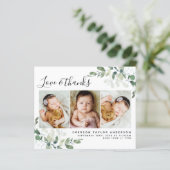 Budget Eucalyptus Foto Baby Hartelijk dank Briefka (Staand voorkant)