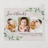 Budget Eucalyptus Foto Baby Hartelijk dank Briefka (Voorkant)