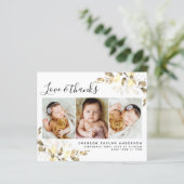 Budget Eucalyptus Foto Baby Hartelijk dank Briefka (Staand voorkant)