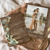 Budget Eucalyptus Foto Rustic Country Wedding