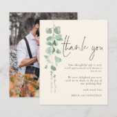 Budget Eucalyptus Foto van eBay Hartelijk dank (Voorkant / Achterkant)