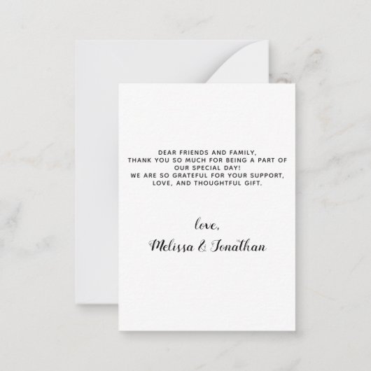 Budget Eucalyptus Foto van huisdier Hondenbruiloft Notitiekaartje (Achterkant)