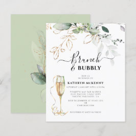 Budget Eucalyptus Gold Calligraphy Vrijgezellenfee