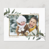 Budget Eucalyptus Gold Foil - kerstfoto (Voorkant)