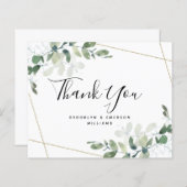 BUDGET Eucalyptus Green Foliage Weddenschap Hartel (Voorkant / Achterkant)