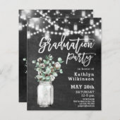 BUDGET Eucalyptus Greenery AFSTUDEERDER Party - Ui (Voorkant / Achterkant)