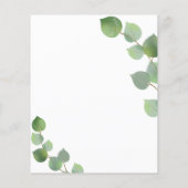 Budget eucalyptus greenery bruiloft (Achterkant)