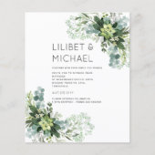 BUDGET Eucalyptus Greenery Foliage Weddenschap (Voorkant)