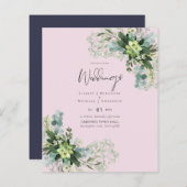 BUDGET Eucalyptus Greenery Foliage Weddenschap (Voorkant / Achterkant)