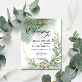 BUDGET Eucalyptus Greenery Gold Weddenschap