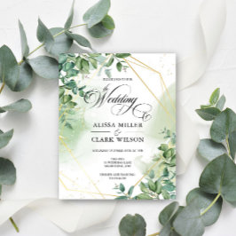 BUDGET Eucalyptus Greenery Gold Weddenschap