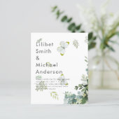 BUDGET Eucalyptus Greenery Leaf Botanical Wedding (Staand voorkant)