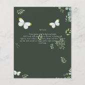 BUDGET Eucalyptus Greenery Leaves Emerald Wedding (Achterkant)