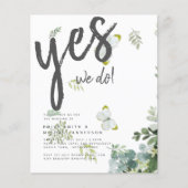 BUDGET Eucalyptus Greenery Leaves Emerald Wedding (Voorkant)