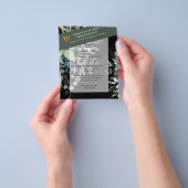 BUDGET EUCALYPTUS Greenery Leaves Wedding INVITES Flyer (Hand)