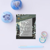 BUDGET EUCALYPTUS Greenery Leaves Wedding INVITES Flyer (Enkel)