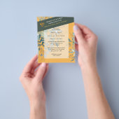 BUDGET EUCALYPTUS Greenery Leaves Wedding INVITES Flyer (Hand)