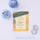 BUDGET EUCALYPTUS Greenery Leaves Wedding INVITES Flyer (Enkel)