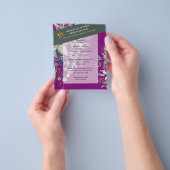 BUDGET EUCALYPTUS Greenery Leaves Wedding INVITES Flyer (Hand)