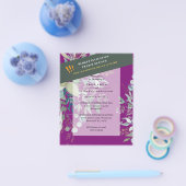 BUDGET EUCALYPTUS Greenery Leaves Wedding INVITES Flyer (Enkel)