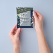 BUDGET EUCALYPTUS Greenery Leaves Wedding INVITES Flyer (Hand)