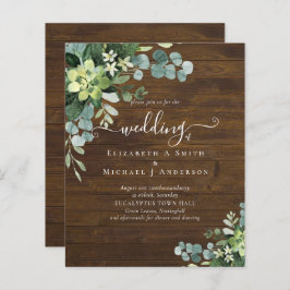 BUDGET Eucalyptus Greenery Wedding