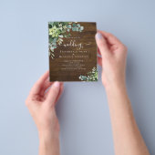 BUDGET Eucalyptus Greenery Wedding Flyer (Hand)