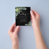 BUDGET Eucalyptus greenery Wedding Flyer (Hand)