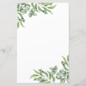 Budget Eucalyptus Greenery Wedding Invitation (Achterkant)