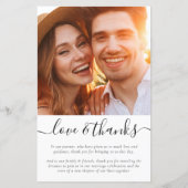 BUDGET Eucalyptus Greenery Wedding Programme (Achterkant)