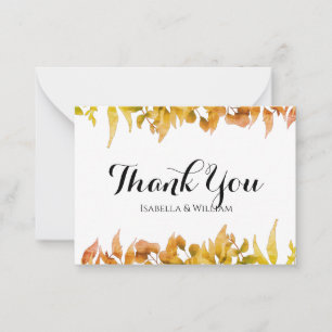 BUDGET Eucalyptus Greenery White Weduwschap Bedank Notitiekaartje