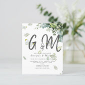 BUDGET Eucalyptus Groene Blad Botanische Trouwdag (Staand voorkant)