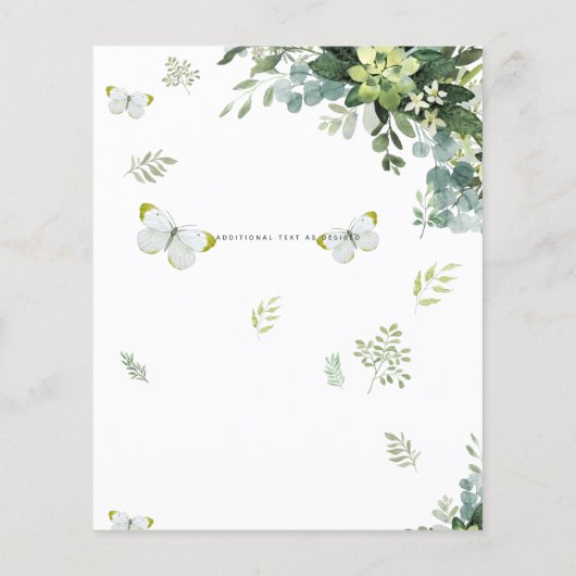 BUDGET Eucalyptus Groene Blad Botanische Trouwdag (Achterkant)