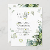 BUDGET Eucalyptus Groene Bladeren Botanische Trouw (Voorkant / Achterkant)