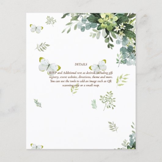 BUDGET Eucalyptus Groene Bladeren Botanische Trouw (Achterkant)