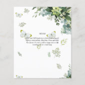 BUDGET Eucalyptus Groene Bladeren Botanische Trouw Flyer (Achterkant)