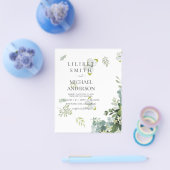 BUDGET Eucalyptus Groene Bladeren Botanische Trouw Flyer (Enkel)