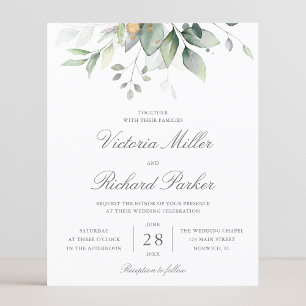 Budget Eucalyptus Groene Bladeren Elegante Trouwda