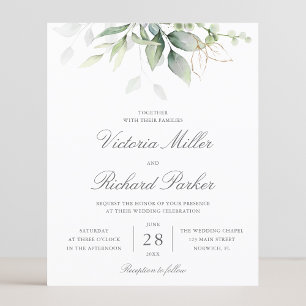 Budget Eucalyptus Groene Bladeren Elegante Trouwda