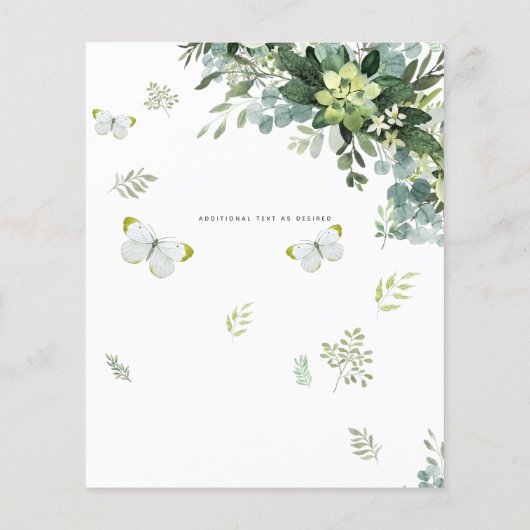 BUDGET Eucalyptus Groene Bladeren Smaragd Bruiloft (Achterkant)