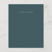 Budget Eucalyptus Groene Bladeren Trouw Uitnodigin (Achterkant)