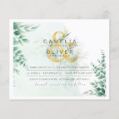 BUDGET Eucalyptus Groene Gebieden Gouden Huwelijk Flyer (Voorkant)