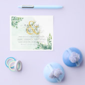 BUDGET Eucalyptus Groene Tuintjes Gouden Bruiloft  Flyer (Enkel)