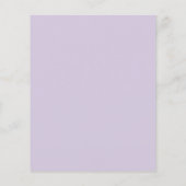 Budget Eucalyptus & Lavender Huwelijksuitnodiging (Achterkant)