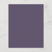 Budget Eucalyptus & Lavender Huwelijksuitnodiging (Achterkant)
