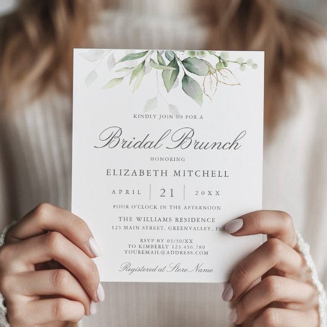Budget Eucalyptus Leaves Bridal Brunch (Creator heeft geüpload)