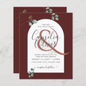 BUDGET Eucalyptus Leaves Overlay Arch Weddenschap (Voorkant / Achterkant)