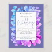 Budget Eucalyptus Lila QR Code Weddenschap (Voorkant)