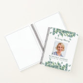 Budget Eucalyptus Memorial Funeral Guestbook Notitieboek (Binnen)